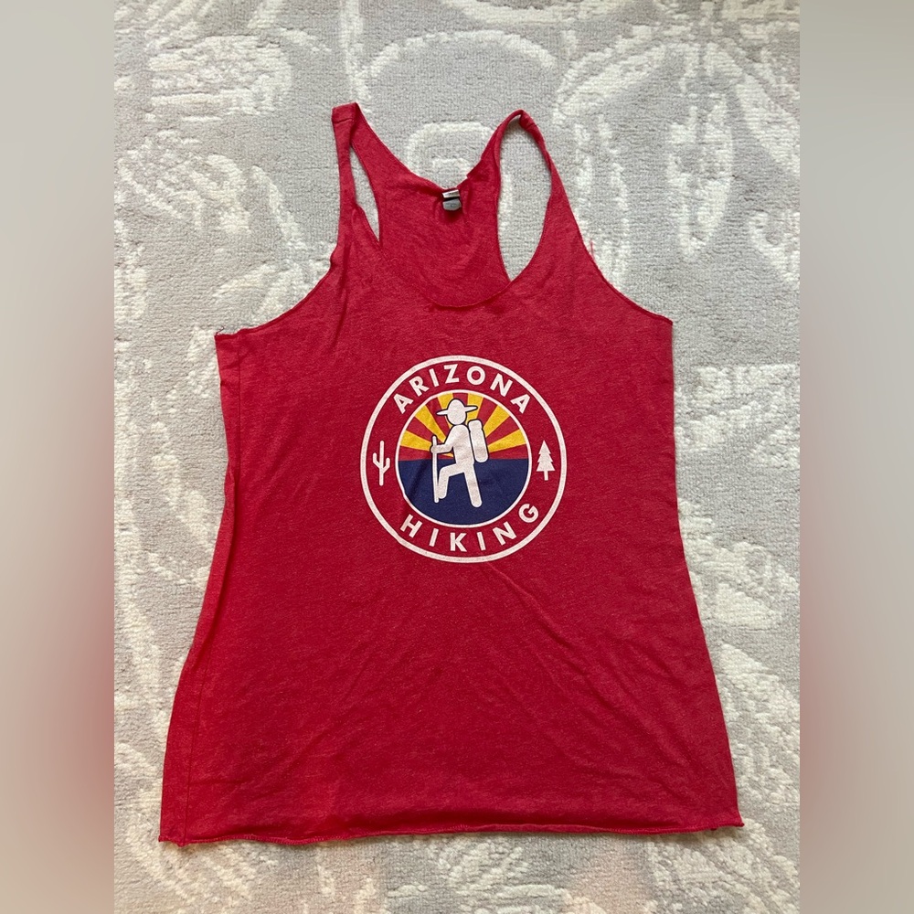 Arizona Hiking Red Razorback Tank Top